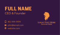 Lion Head Monarchy  Business Card Design