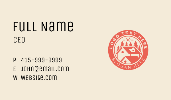 House Roof Repair Business Card Design Image Preview