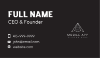 Triangle Corporate Pyramid Business Card Image Preview