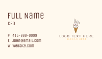 Rabbit Ice Cream Business Card Image Preview