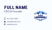 Pressure Wash Janitor Cleaner Business Card Image Preview