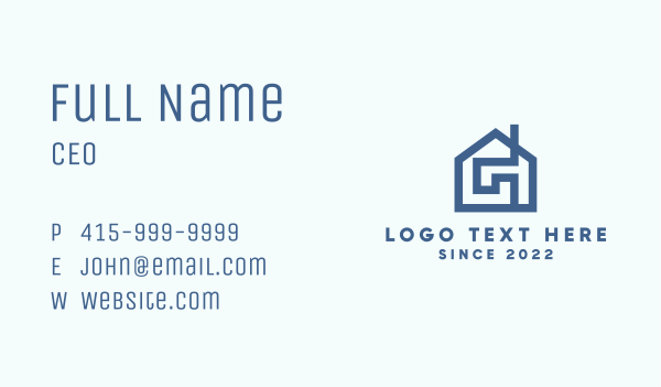 Apartment House Maze Business Card Design Image Preview
