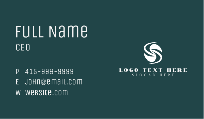 Letter S Consulting Business  Business Card Image Preview