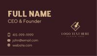 Publisher Writing Feather Business Card Design