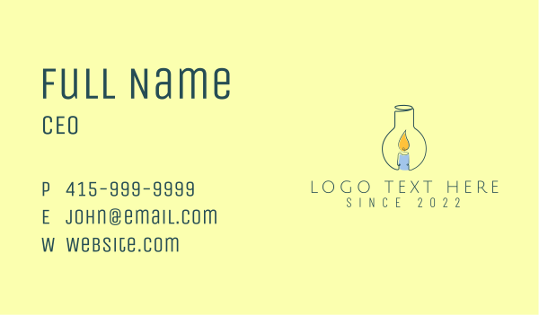 Wellness Aroma Lamp Business Card Design Image Preview