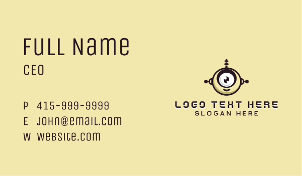 Robot Educational Bot Business Card Design Image Preview