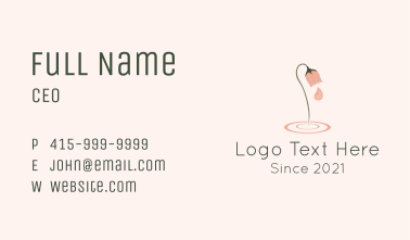 Rosemary Scented Oil  Business Card