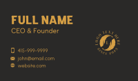 Writing Feather Quill Business Card Design