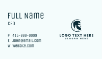 Man Beard Barber Shop Business Card Image Preview