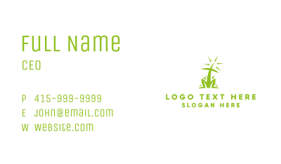 Abstract Nature Cross Business Card Image Preview