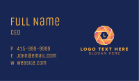 Hexagon Photography Software Business Card Image Preview