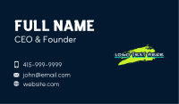 Branding Graffiti Wordmark Business Card Image Preview