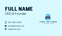 Clean Car Wash Business Card Image Preview