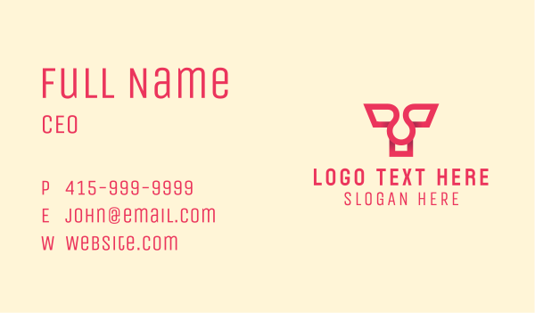 Pink Letter T Business Card Design Image Preview