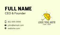 Lemon Fruit Umbrella  Business Card Image Preview