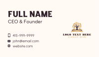 Publisher Book Tree Business Card Image Preview