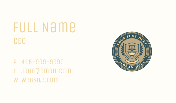 Law School University Business Card Design Image Preview