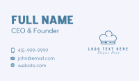 Dining Restaurant Toque Business Card Image Preview