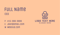 Online Shopping Receipt  Business Card Image Preview