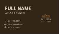 Decorative Luxury Coffee Business Card Image Preview
