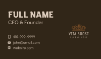 Decorative Luxury Coffee Business Card Image Preview