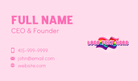 Rainbow Pride Flag Business Card Design