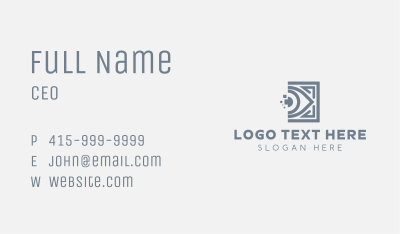 Pixel Eye Technology Business Card Image Preview