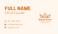 Orange House Crown Business Card Image Preview