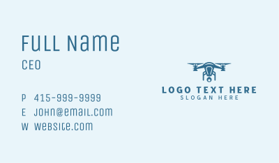 Videography Drone Camera Business Card Image Preview