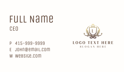 Regal Shield Royalty Business Card Image Preview