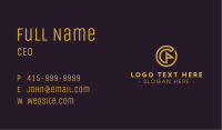 Generic Flag Circle Business Card Image Preview