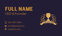 Royal Chalice Cup Business Card Image Preview