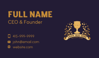 Royal Chalice Cup Business Card Preview