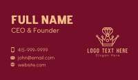 Royal Diamond Crown Business Card Preview