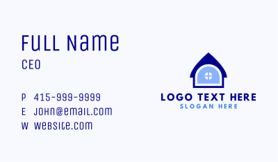 Home Window Roof Business Card Image Preview