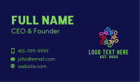 Colorful Community Foundation  Business Card Design