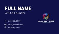 Colorful Community Foundation  Business Card Preview