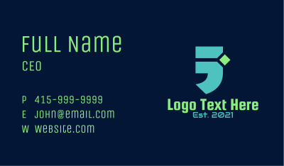 Number 9 Web Hosting  Business Card Image Preview