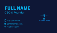 Floating Drone Device Business Card Image Preview