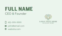 Human Forest Tree Business Card Image Preview