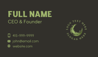 Natural Cannabis Marijuana Business Card Preview