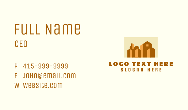 Hotel Condominium Realty Business Card Design Image Preview