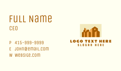 Hotel Condominium Realty Business Card Image Preview