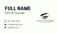 Feminine Beauty Eyelashes Business Card Image Preview