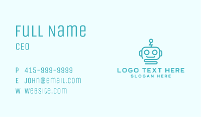 Educational Toy Robot Business Card Image Preview