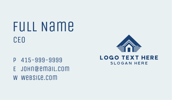 Roofing Home Residence Business Card Design Image Preview