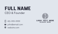 Modern Badge Letter B Business Card Image Preview