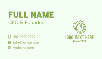 Natural Organic Oil Business Card Preview