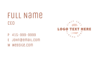 Souvenir Store Wordmark Business Card Image Preview