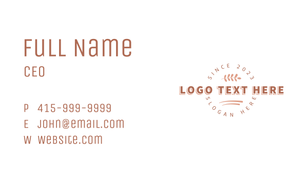 Souvenir Store Wordmark Business Card Design Image Preview